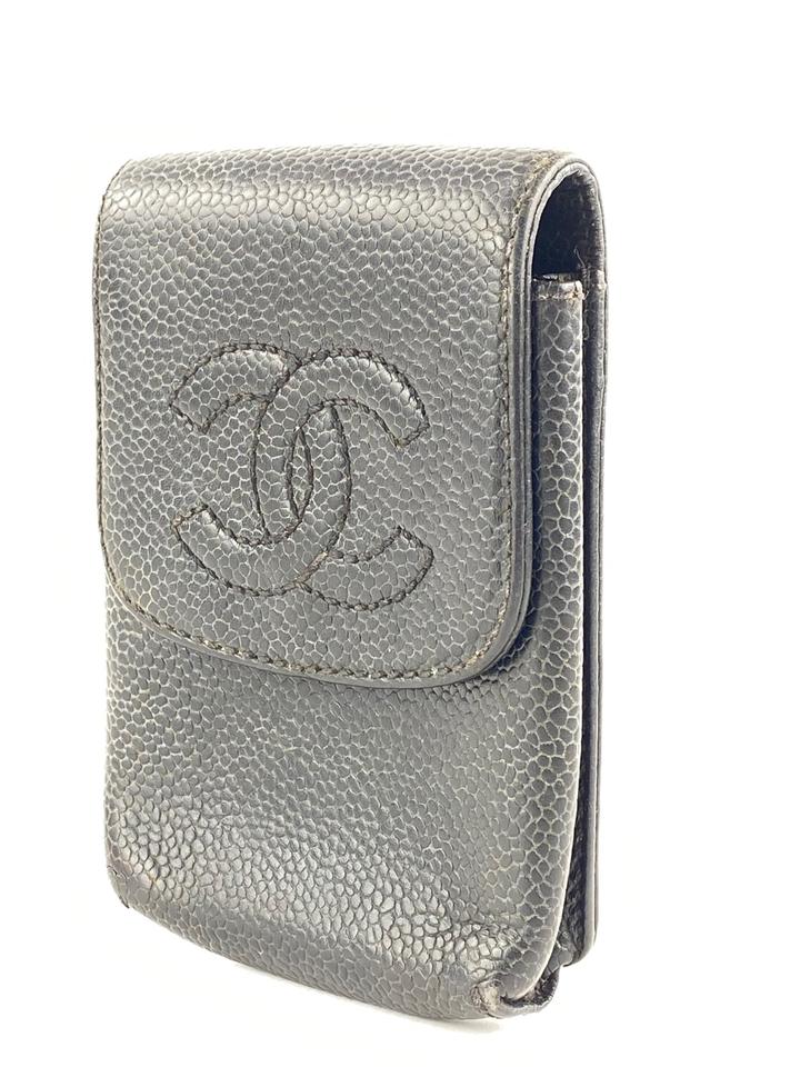 Shop CHANEL Calfskin Plain Long Wallet Small Wallet Logo Coin