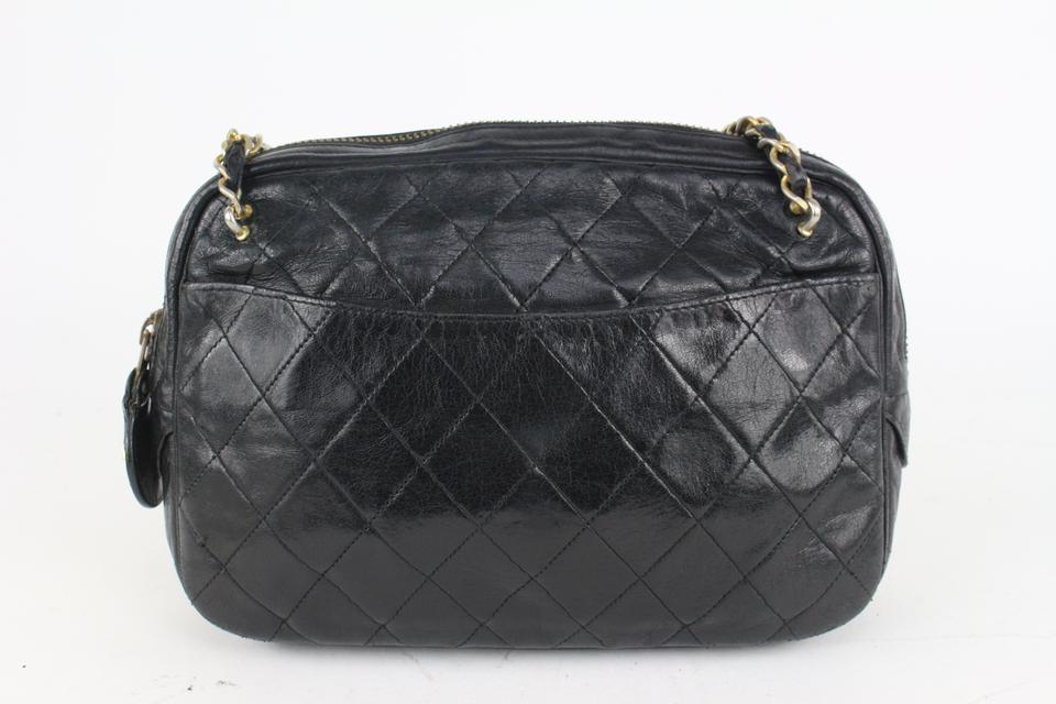 CHANEL Lambskin Quilted Vertical My Perfect Camera Case Light