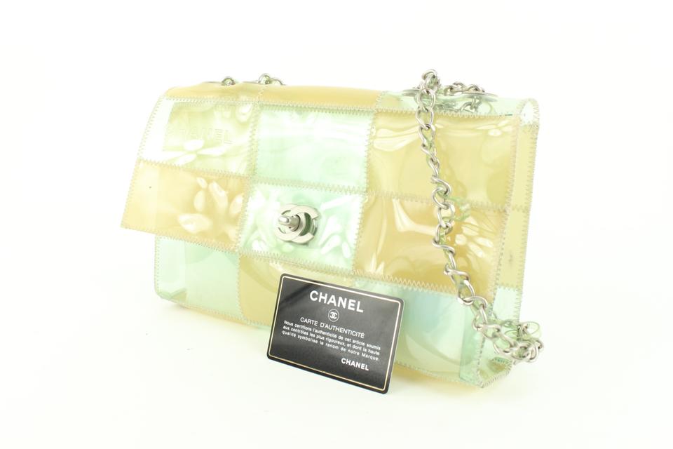 Chanel Clear Vinyl Patchwork Naked Flap Chain Translucent Bag 1025c27 –  Bagriculture