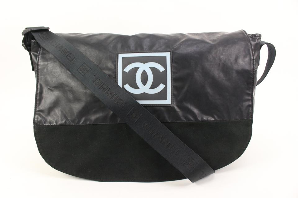 [Used] Chanel CHANEL Sports Line Messenger Bag A46093 Black Men's Messenger  Bag