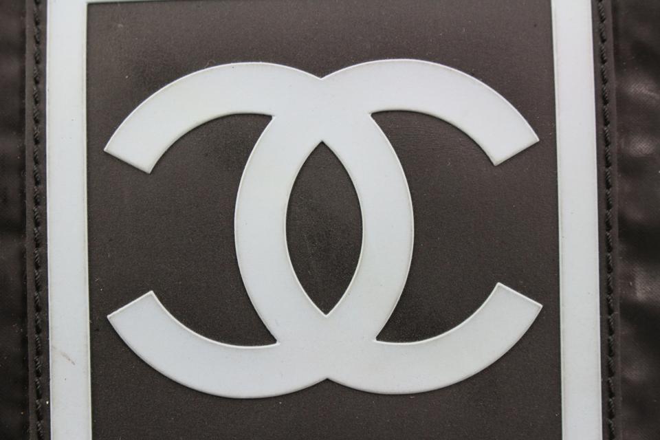 Chanel XL Black Sports Logo CC Messenger Crossbody Bag ref.577263