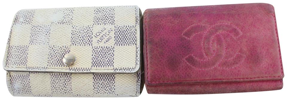 Chanel Damier Azur Multicles and Pink Caviar Key Case 12lz0815 –  Bagriculture