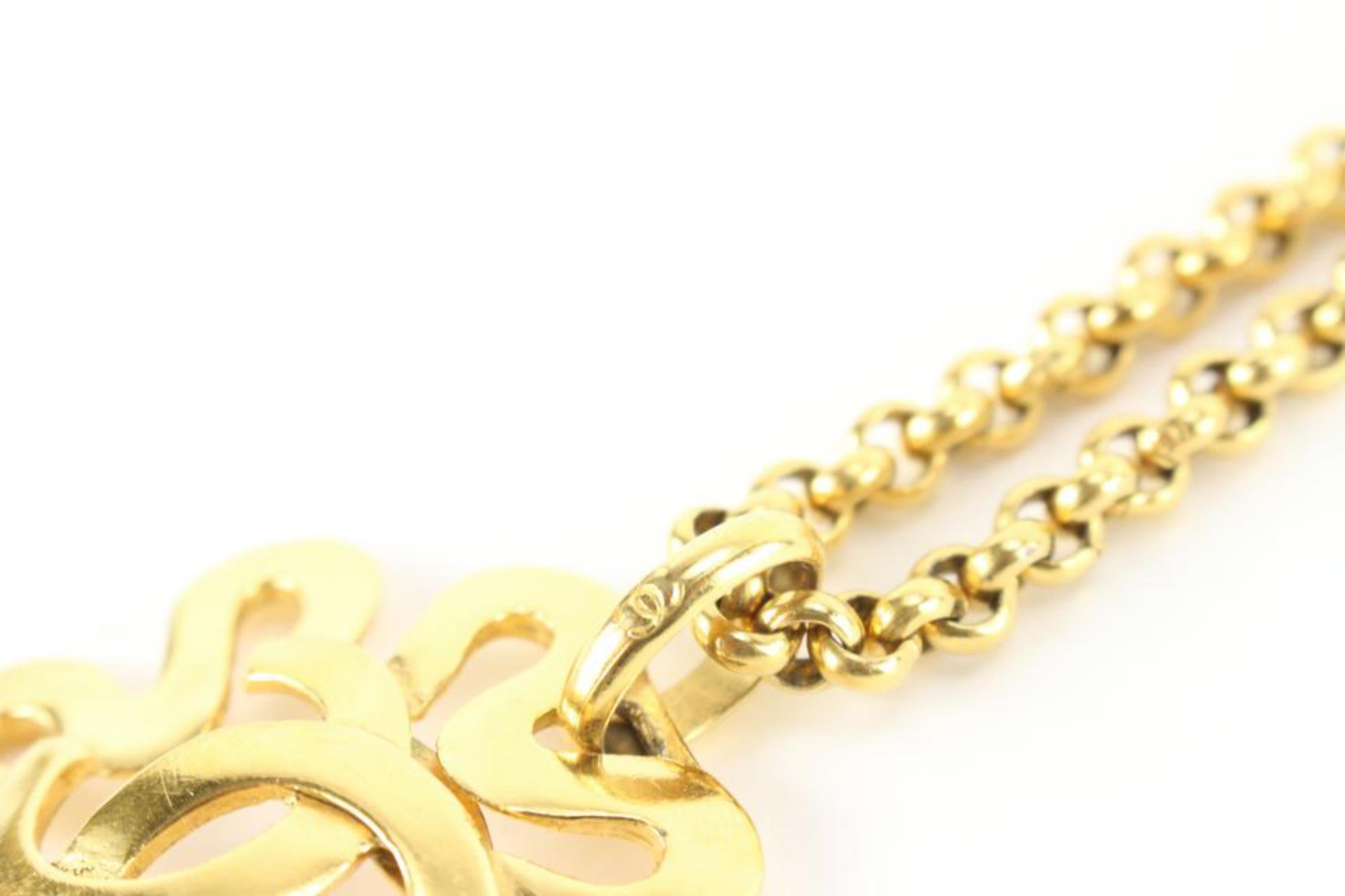 24k gold chanel necklace
