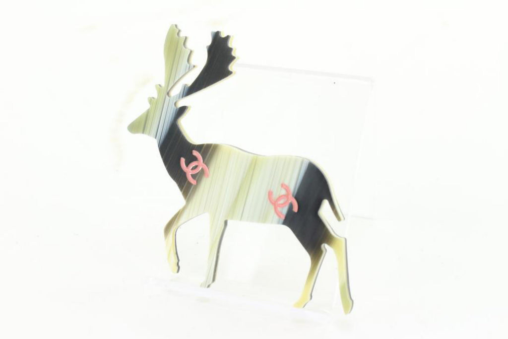 Chanel 01A Reindeer CC Brooch Deer Motif 20ck76s