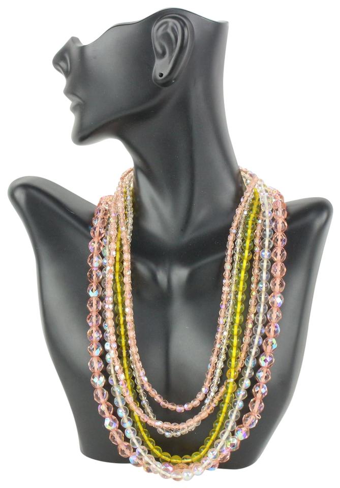 Vintage CHANEL Multi Strand Chain Necklace - Gem