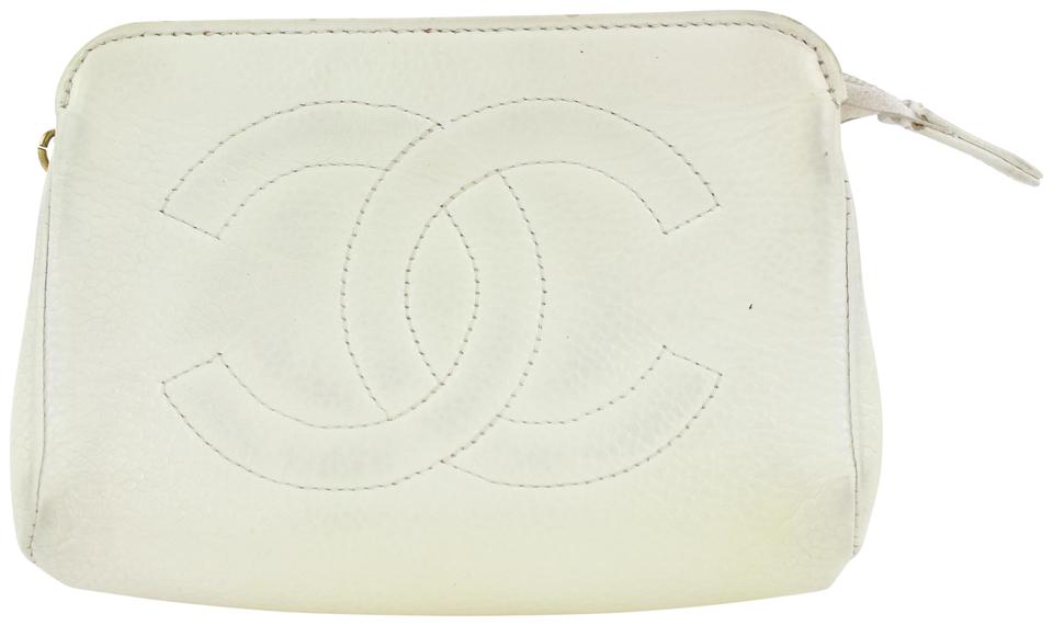 Chanel Mini Pouch purse Novelty White CC Women Fashion From Japan