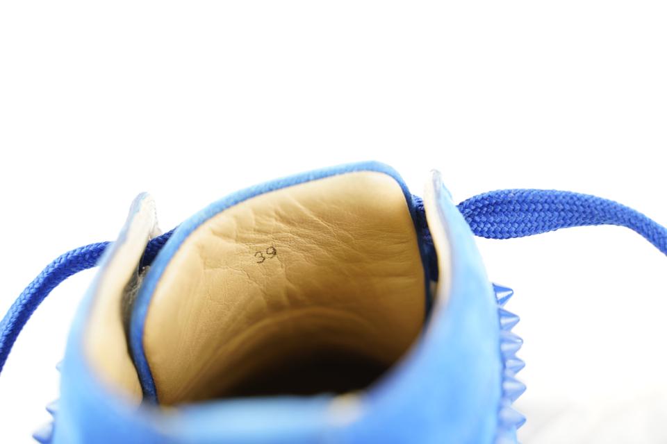 Christian Louboutin Blue Lou Pik Orlato Flat Spike Sneaker – Bagriculture
