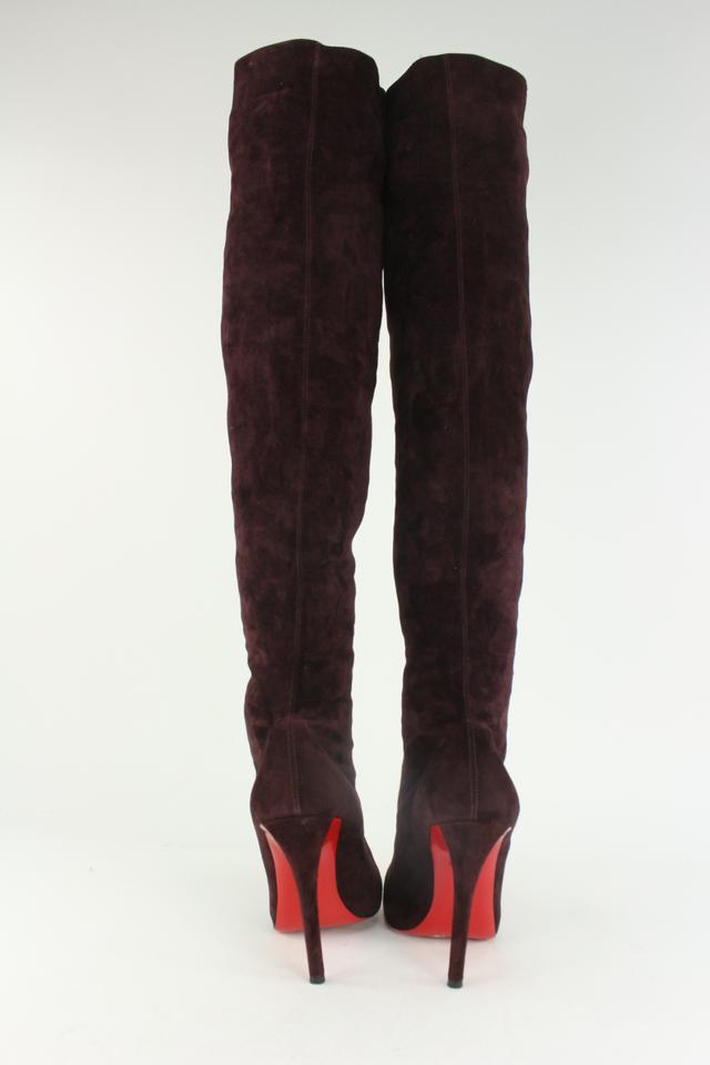 Christian Louboutin, Shoes, Christian Louboutin Over The Knee Red Boots