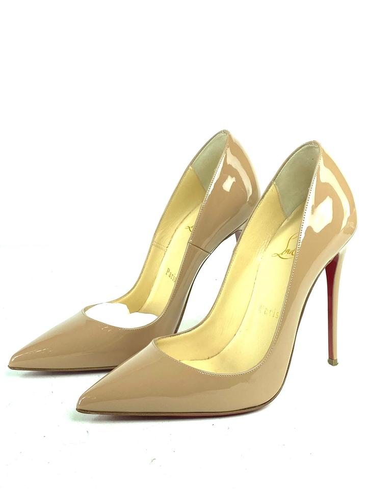 So kate patent leather heels Christian Louboutin Beige size 36 EU