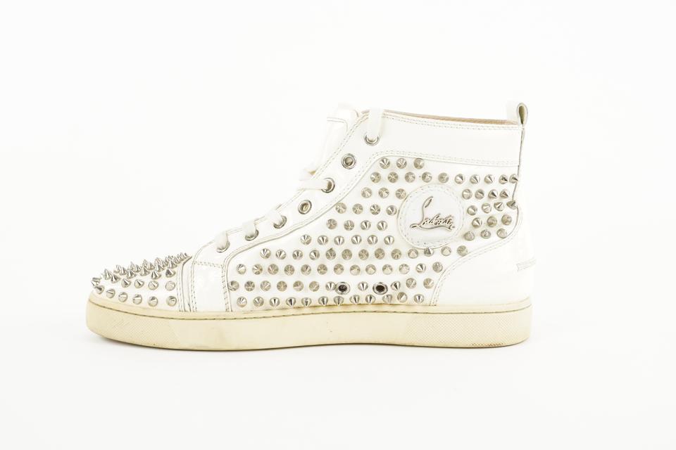 Christian Louboutin White Spike Slip On Sneakers Size 45 mens Christian  Louboutin Order now and get Surprised too