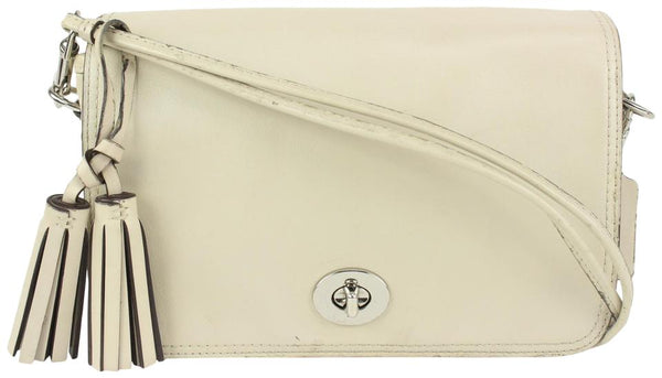 Leather crossbody bag Coach Beige in Leather - 35853059