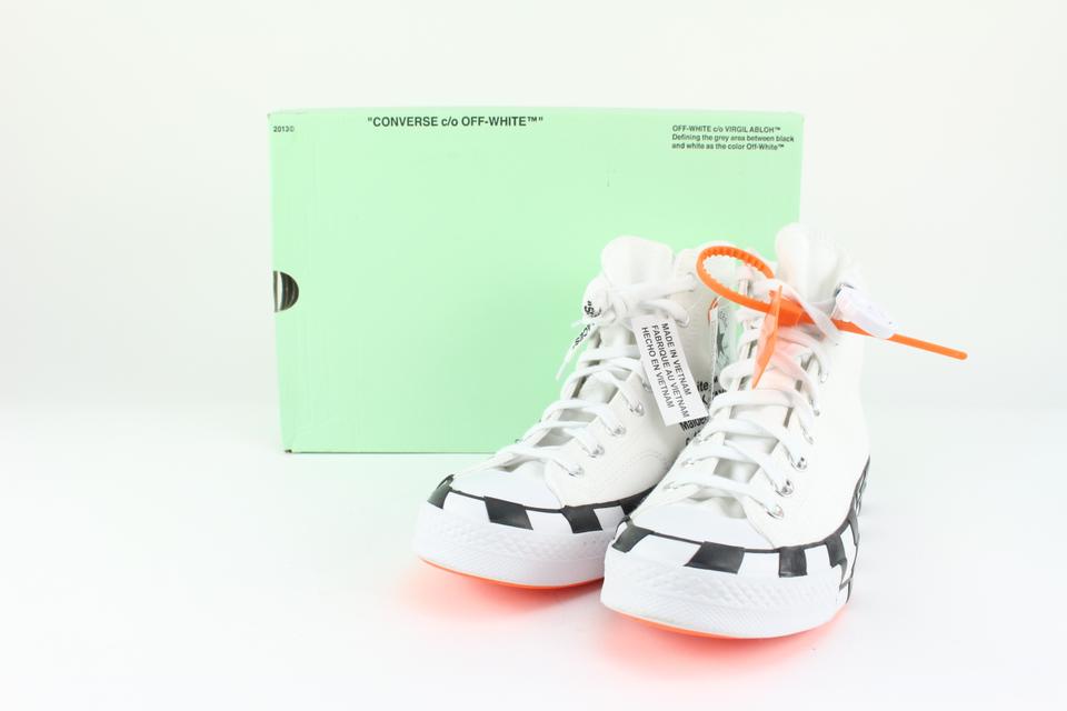 Converse Mens Virgil Abloh Off-White Taylor High Top Sneake Bagriculture