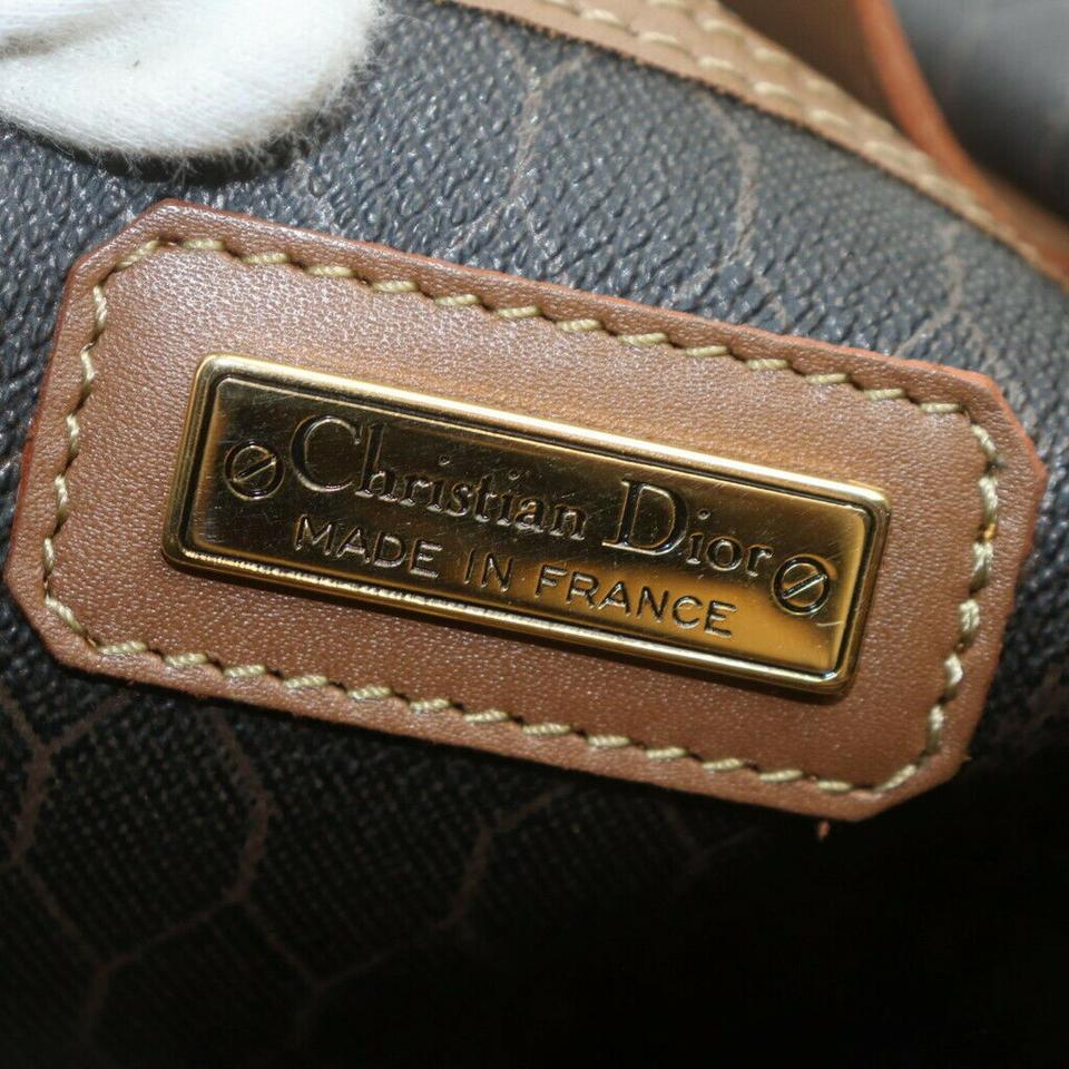 Christian Dior Black Monogram Trotter Honeycomb Boston Duffle Bag