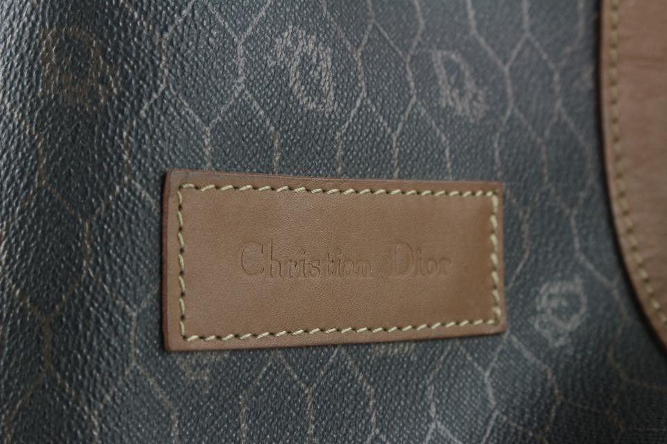 Christian Dior Black Monogram Trotter Boston Duffle Bag 858657
