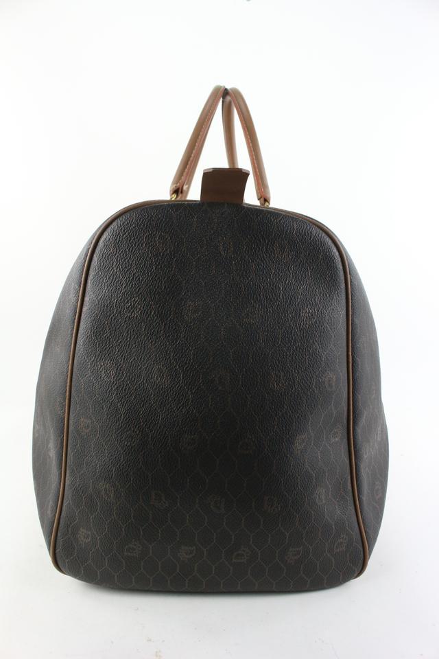 Preloved Christian Dior Black Leather Trotter Duffle Bag WTDCDT8 04052 –  KimmieBBags LLC