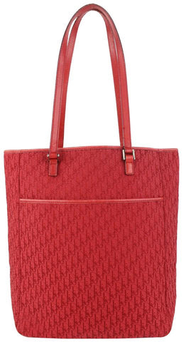Dior Red Monogram Trotter Book Tote Shopper Bag 98da43