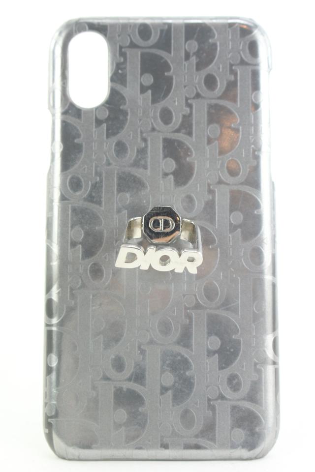 Dior Silver Monogram Trotteur Montaigne iPhone Case Mobile Cover 284da217