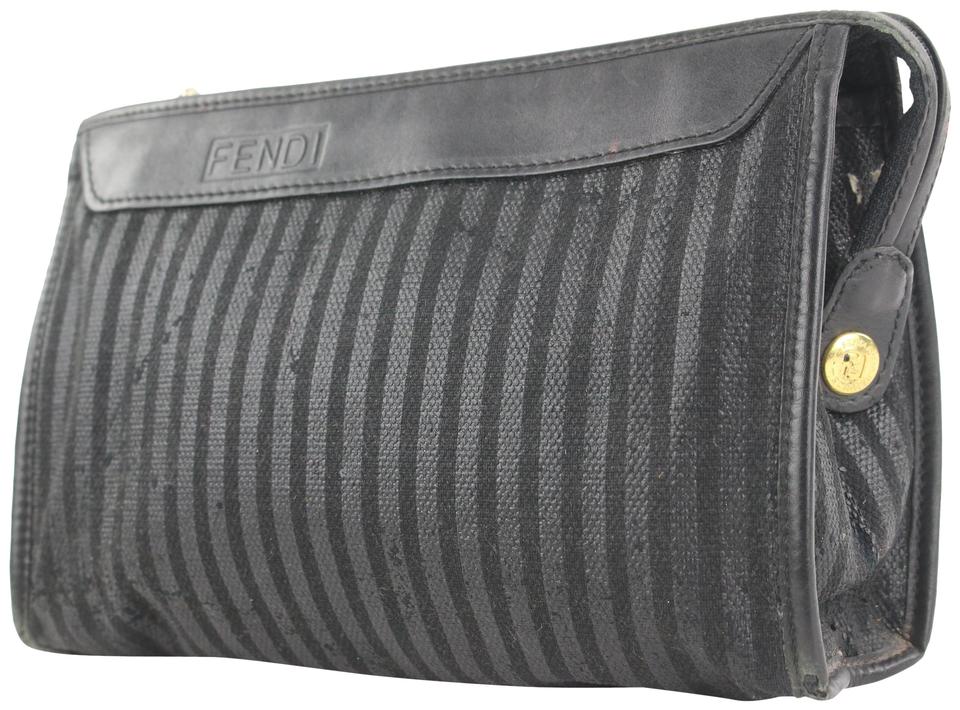 Fendi - Black Leather Small Belt or Crossbody Bag