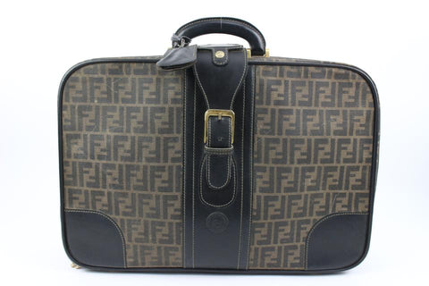 Fendi Brown Monogram FF Zucca Trunk Luggage Suitcase 119f10