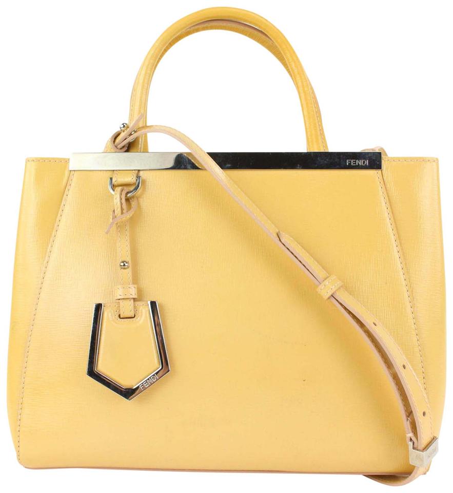 Fendi F is Fendi Embossed FF Wallet On Chain - Yellow Crossbody Bags,  Handbags - FEN273392
