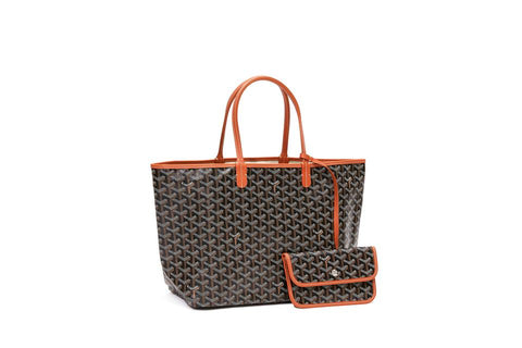 Goyard White Chevron St Louis PM Tote with Pouch 3gy516s – Bagriculture