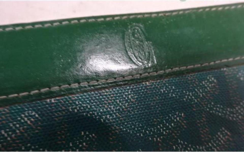 Leather wallet Goyard Green in Leather - 29896353