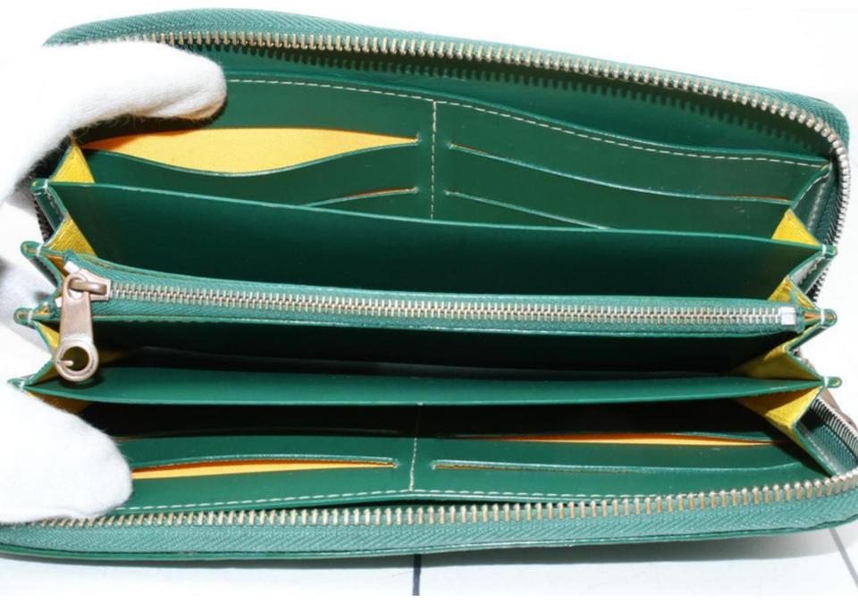 Green Goyardine Richelieu Continental Wallet QEADGI0LGB001