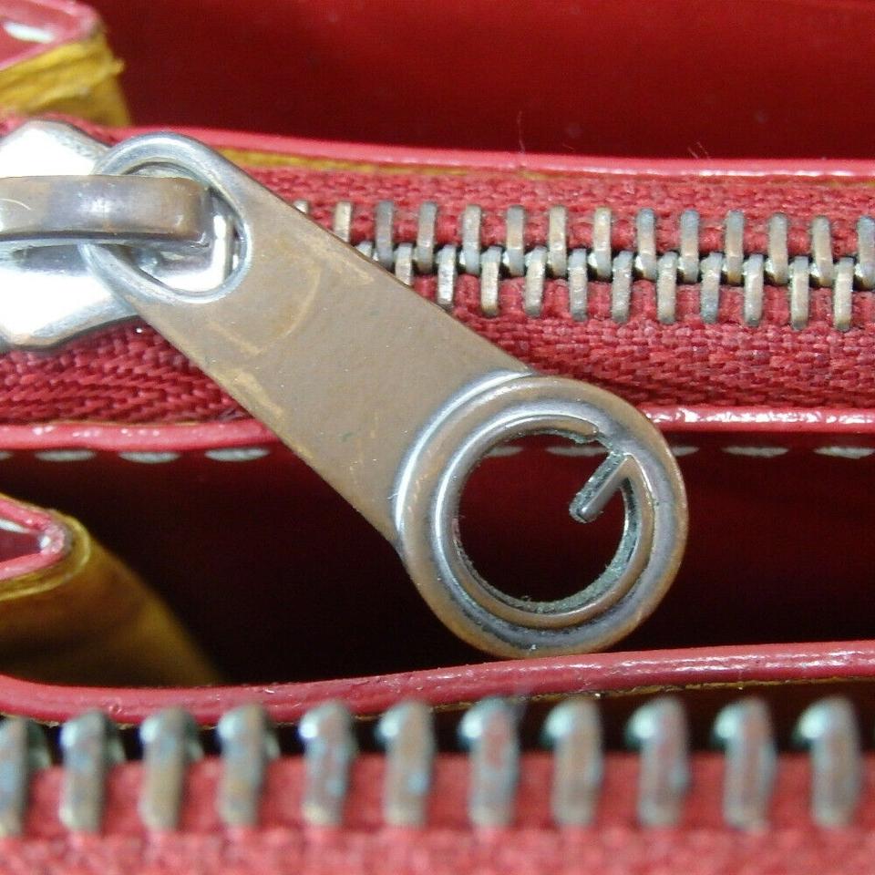 Goyard Matignon PM Wallet Zip Around Red Zippy Compact Wallet