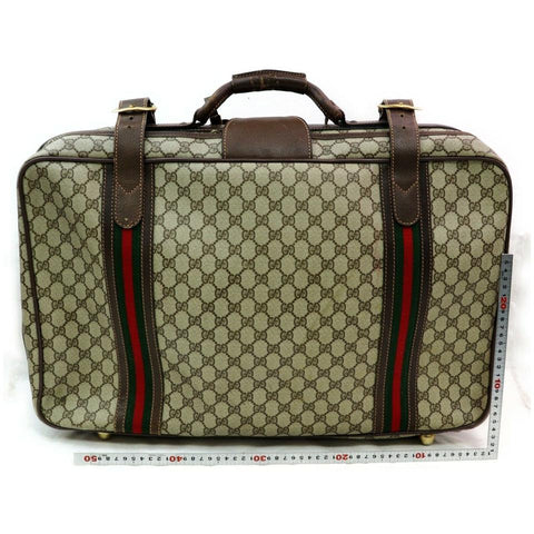 Gucci 871995 Monogram Supreme GG Suitcase Trunk Luggage