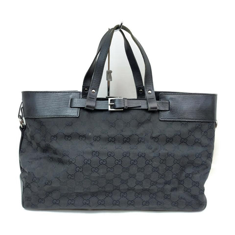 Gucci Black Monogram GG Tote Bag 863381