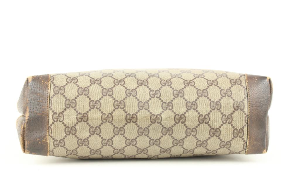 Gucci Beige/Ebony GG Supreme Canvas and Leather GG Small Tote Bag | Yoogi's  Closet