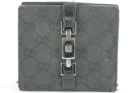 Gucci Monogram GG Piston Lock Compact Wallet 5GK1211