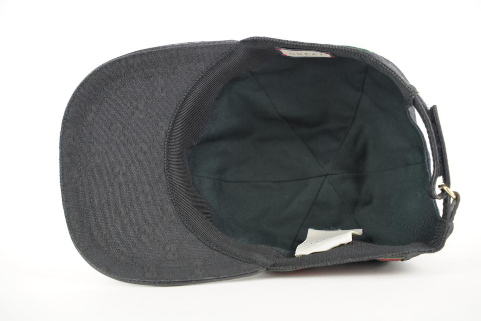 Gucci Men's Monogram GG Sherry Web Baseball Cap Hat