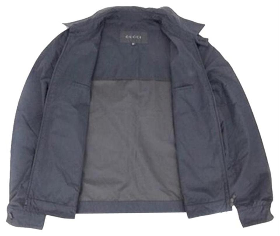 Gucci Men's Nylon Jacket Navy Blue 162572