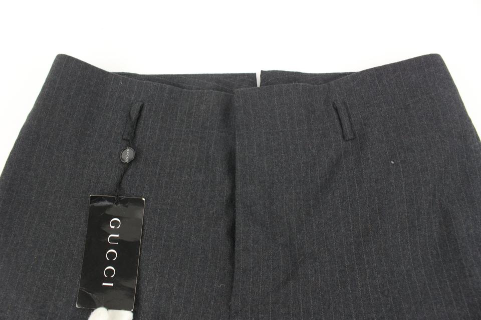 Gucci Black Gabardine Side Stripe Detail Stretch Trousers L Gucci | TLC