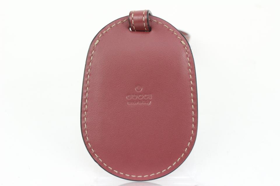 Gucci Mauve Clochette Luggage Tag from Reversible Supreme GG Tote