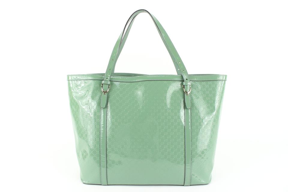 Patent Leather Bag in Green – minimal-theme-fashion