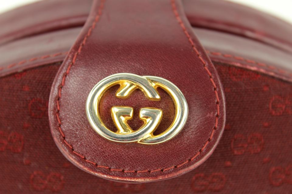 RARE Vintage Gucci GG Monogram Boston Bag.