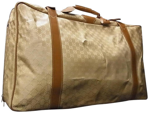 Gucci Suitcase Luggage monogram GG Beige 239391