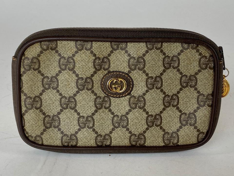 Vintage 1980s Gucci Leather Tri Fold Credit Card Wallet Clutch – Mint Market