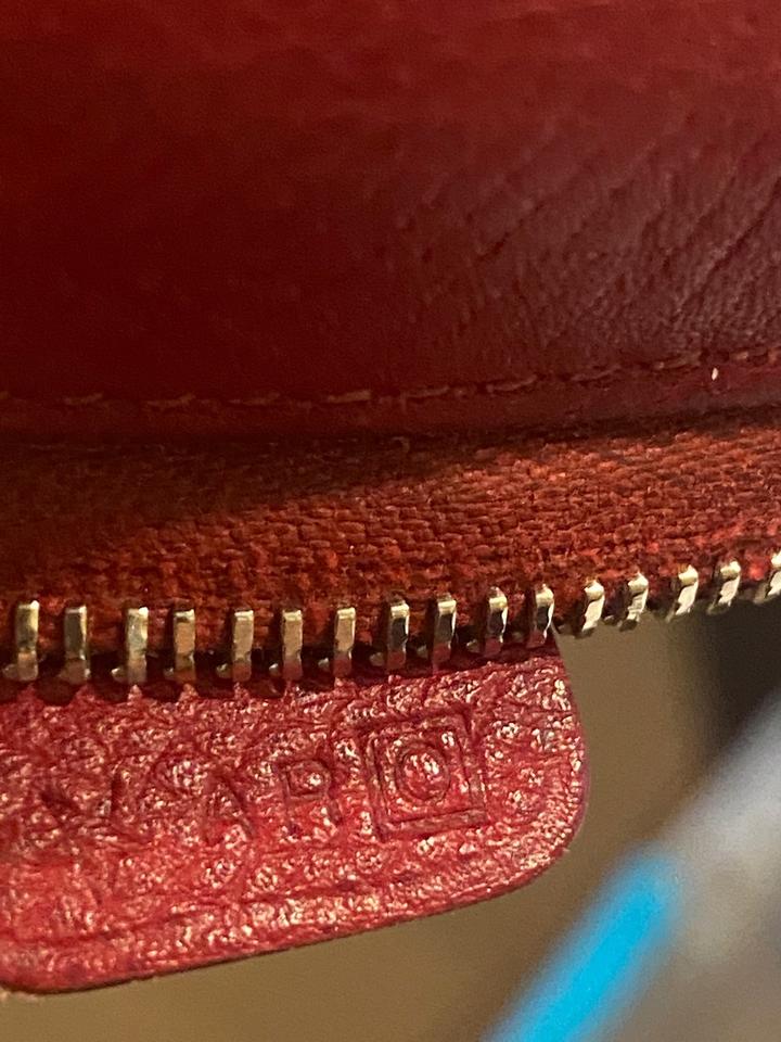 Hermès Silk in Burgundy Red Bordeaux Leather Azap Long Wallet 8HER916