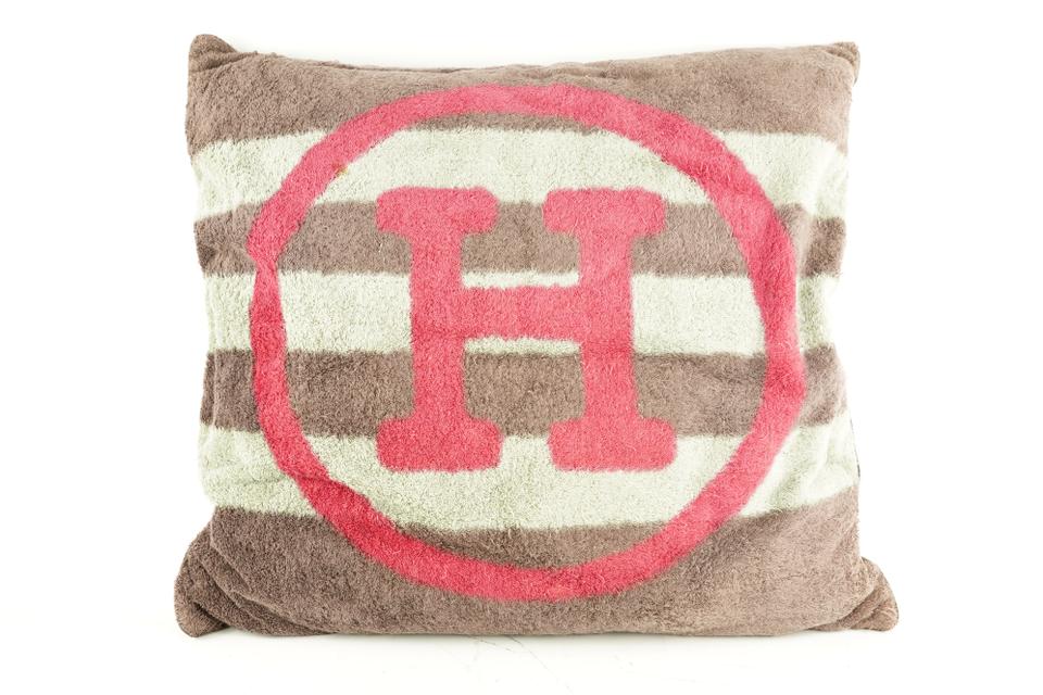 Hermès Ultra Rare Extra Large H Logo Pillow 582her312