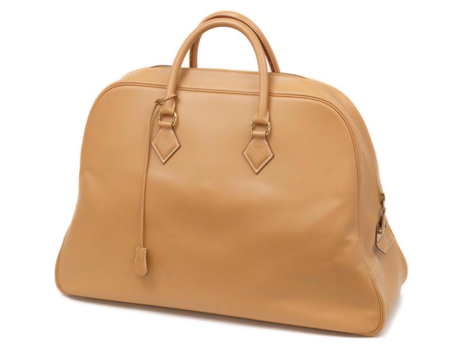 Hermès Gold Samplon Travel Boston Duffle Bag 236797 – Bagriculture