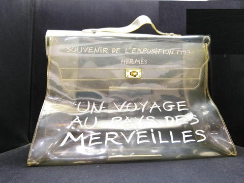 Hermès 1997 Souvenir De L'exposition Clear Kelly Translucent 241116