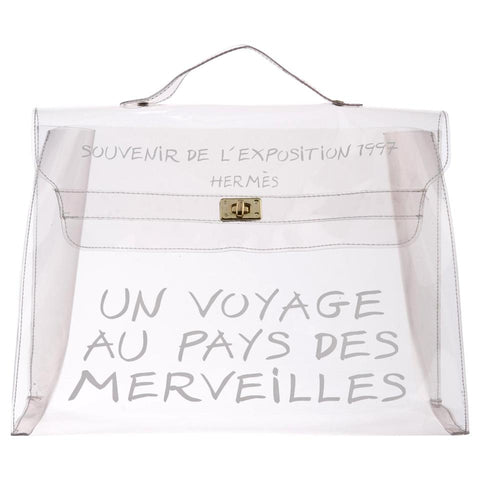 Hermès Clear Souvenir De L'Exposition Kelly Transparent 241109