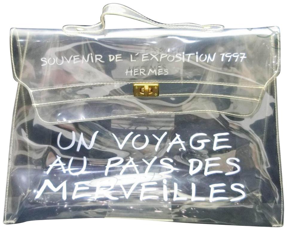 Hermès Translucent 1997 Souvenir De L'exposition Clear Kelly 241056