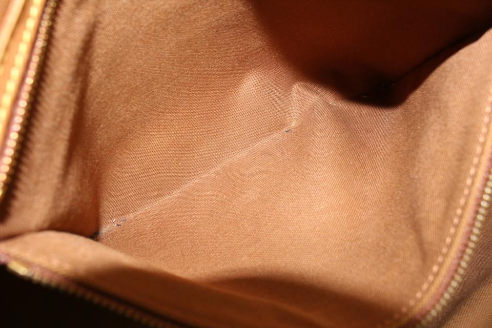 Louis Vuitton Damier Ebene Columbine Zip Shoulder Bag 5lz68s