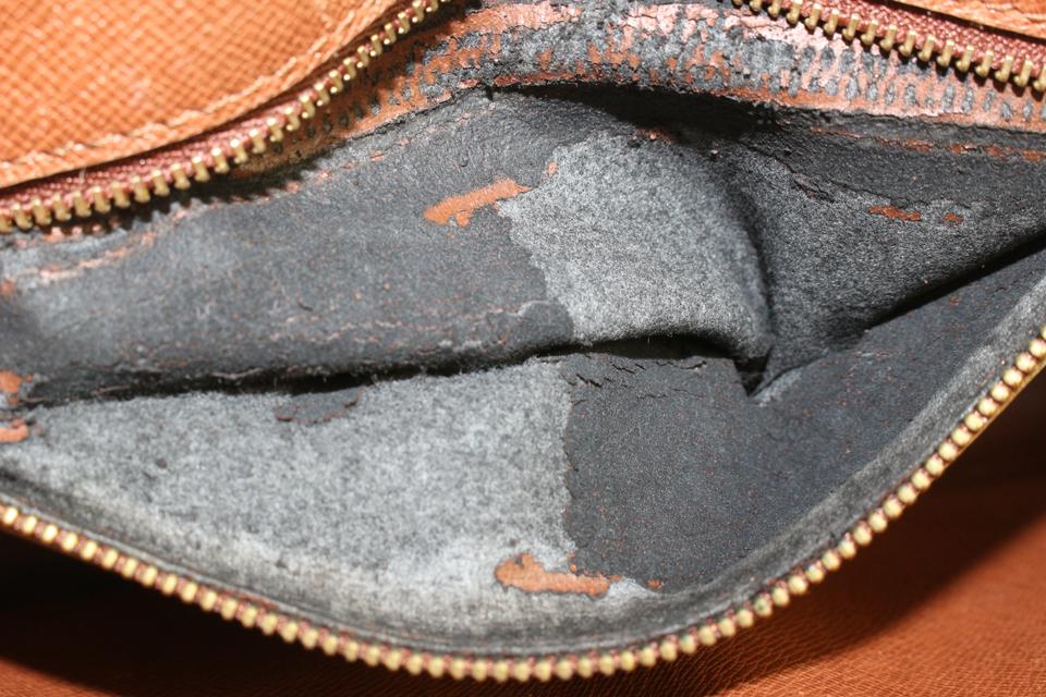 HOW TO REMOVE STICKY INTERIOR From LOUIS VUITTON POUCHES 