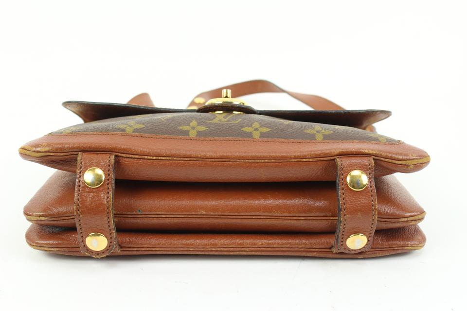 LOUIS VUITTON Fonzie Mens shoulder bag M46570 cafe( dark brown) For Sale at  1stDibs