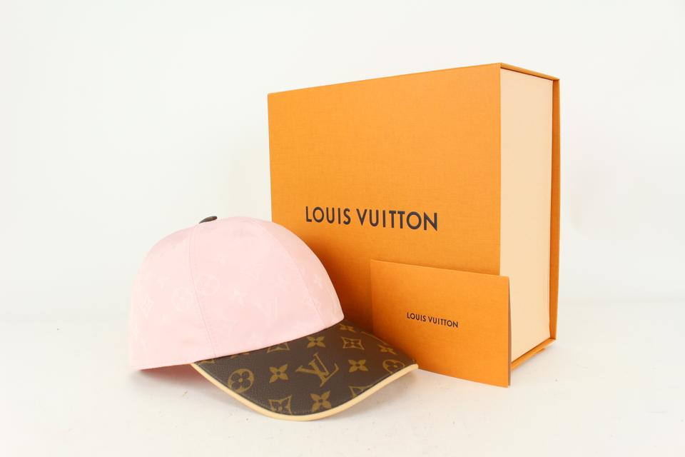 LOUIS VUITTON Hat Cap Pink Monogram Canvas Summer Hat Size Medium, Wild At  Heart